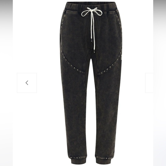 One Teaspoon Charcoal Studded Trackpants